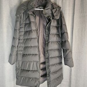 Athleta Black Down Puffer Coat for Women
